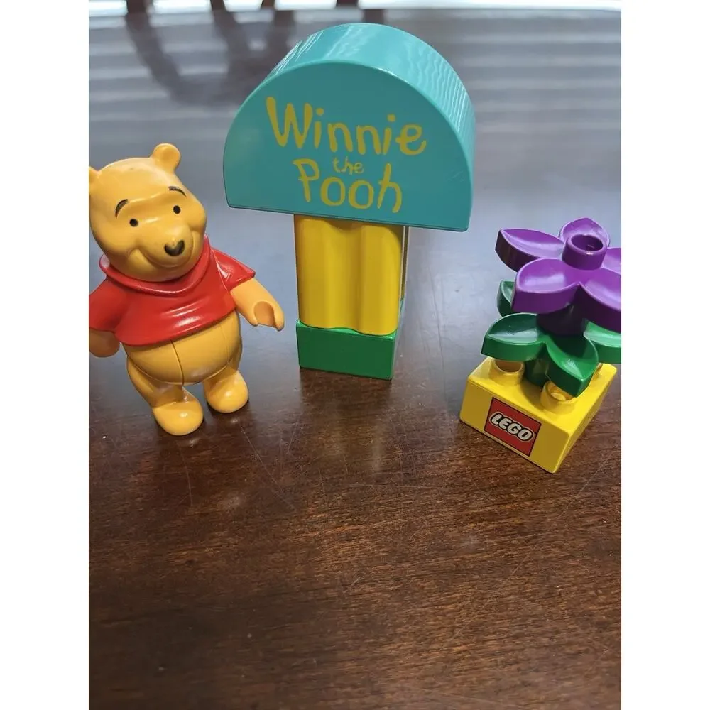 Vintage Lego Duplo Winnie The Pooh Lot Eeyore Pooh Pieces Sets 2977, 2981, 2991